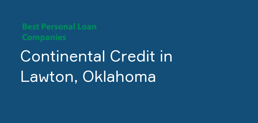 Continental Credit in Oklahoma, Lawton