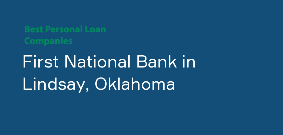 First National Bank in Oklahoma, Lindsay