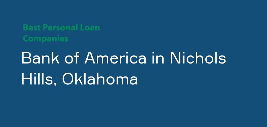 Bank of America in Oklahoma, Nichols Hills