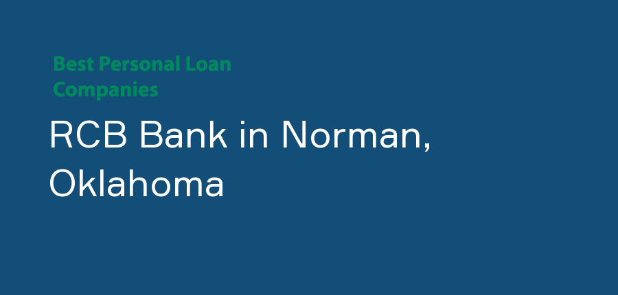 RCB Bank in Oklahoma, Norman