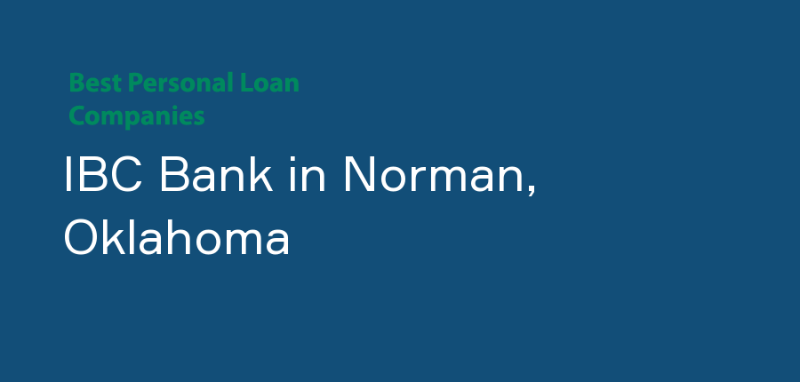 IBC Bank in Oklahoma, Norman
