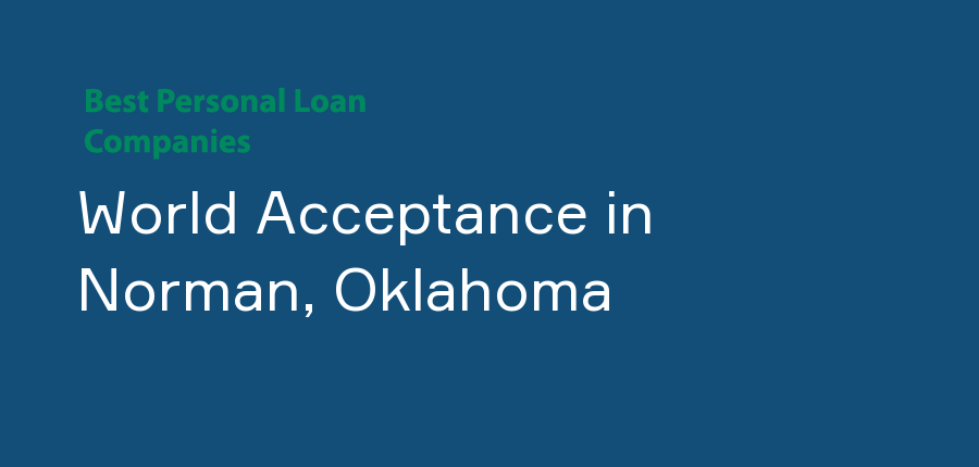 World Acceptance in Oklahoma, Norman