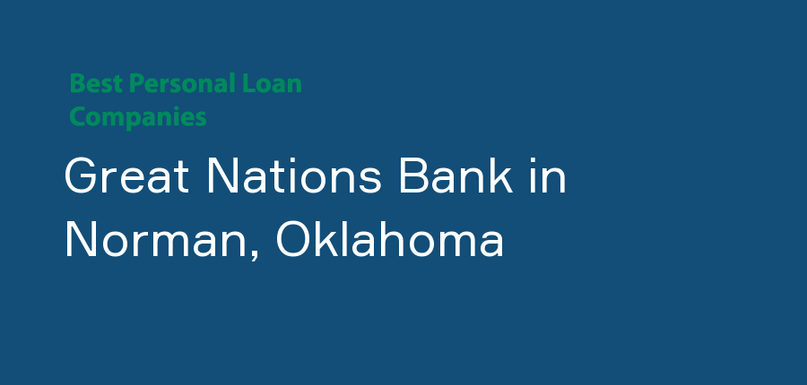 Great Nations Bank in Oklahoma, Norman