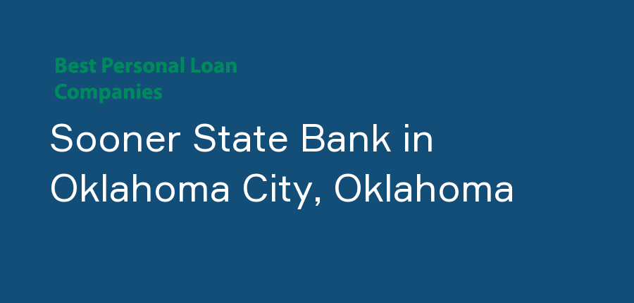 Sooner State Bank in Oklahoma, Oklahoma City