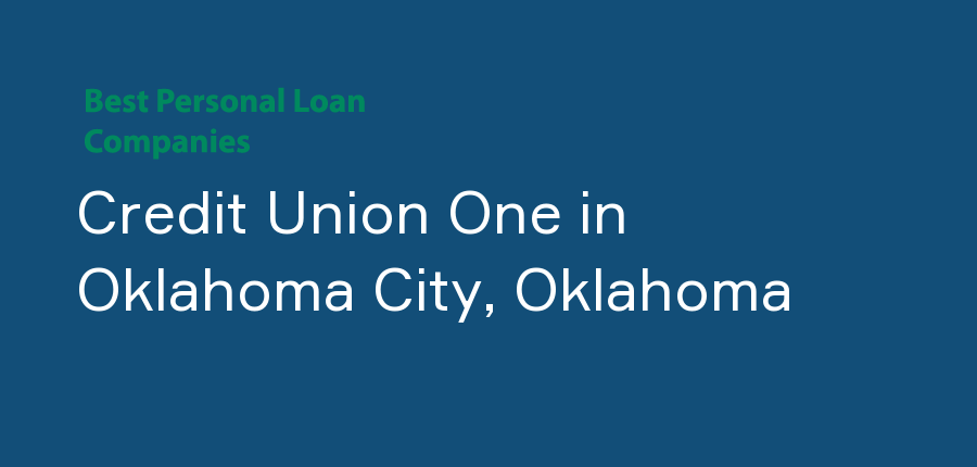 Credit Union One in Oklahoma, Oklahoma City