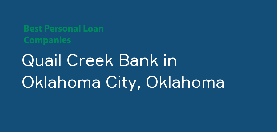 Quail Creek Bank in Oklahoma, Oklahoma City