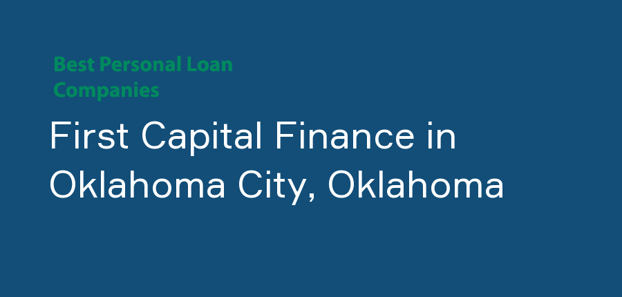 First Capital Finance in Oklahoma, Oklahoma City
