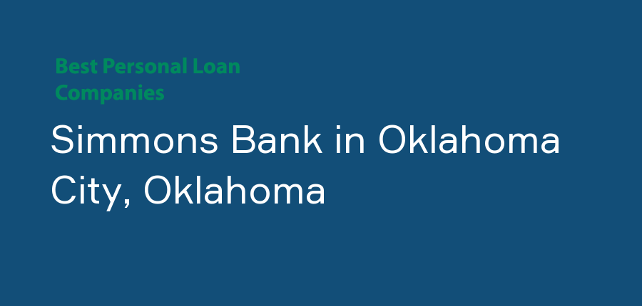 Simmons Bank in Oklahoma, Oklahoma City