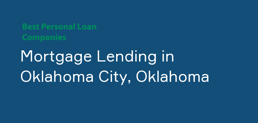 Mortgage Lending in Oklahoma, Oklahoma City