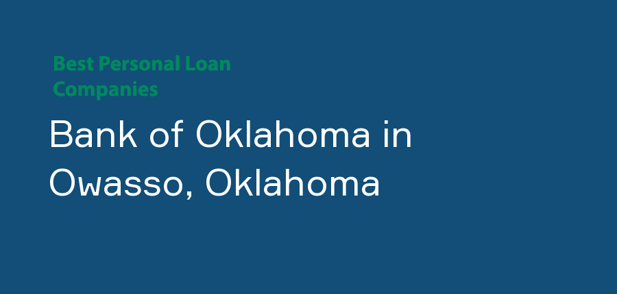Bank of Oklahoma in Oklahoma, Owasso