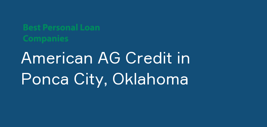 American AG Credit in Oklahoma, Ponca City