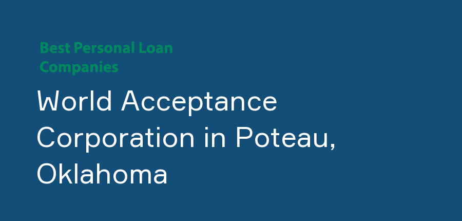 World Acceptance Corporation in Oklahoma, Poteau