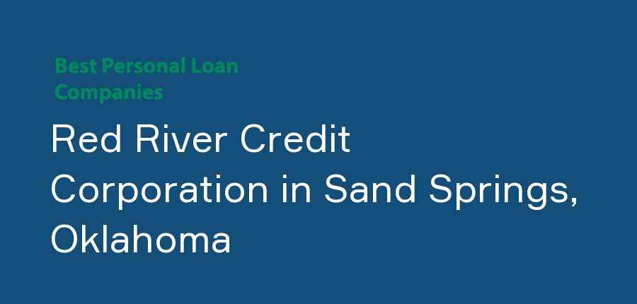 Red River Credit Corporation in Oklahoma, Sand Springs