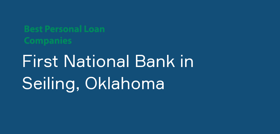 First National Bank in Oklahoma, Seiling