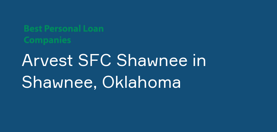 Arvest SFC Shawnee in Oklahoma, Shawnee