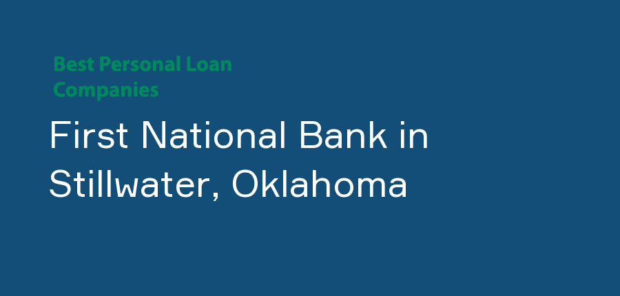 First National Bank in Oklahoma, Stillwater