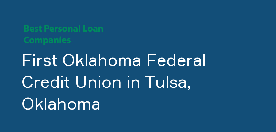 First Oklahoma Federal Credit Union in Oklahoma, Tulsa