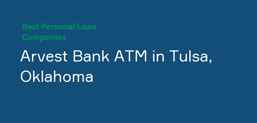 Arvest Bank ATM in Oklahoma, Tulsa