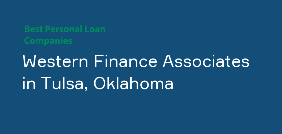 Western Finance Associates in Oklahoma, Tulsa