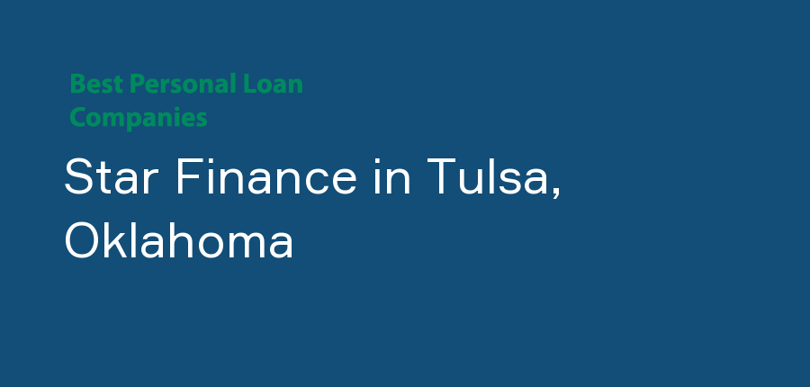 Star Finance in Oklahoma, Tulsa
