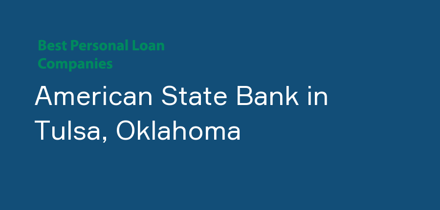 American State Bank in Oklahoma, Tulsa