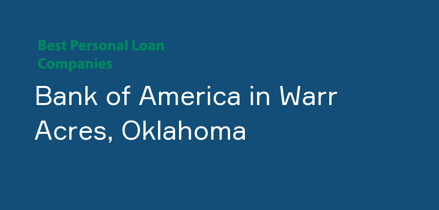 Bank of America in Oklahoma, Warr Acres