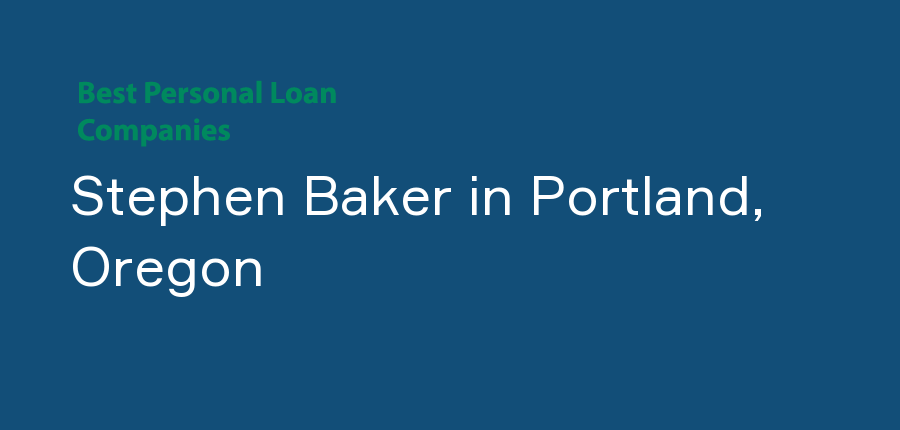 Stephen Baker in Oregon, Portland