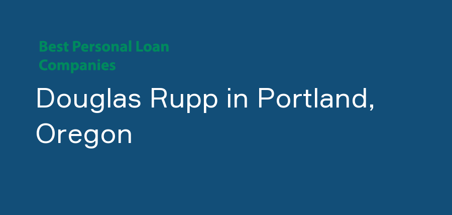 Douglas Rupp in Oregon, Portland