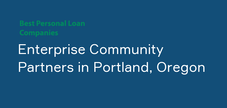 Enterprise Community Partners in Oregon, Portland