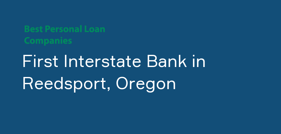 First Interstate Bank in Oregon, Reedsport