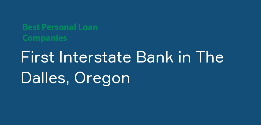 First Interstate Bank in Oregon, The Dalles
