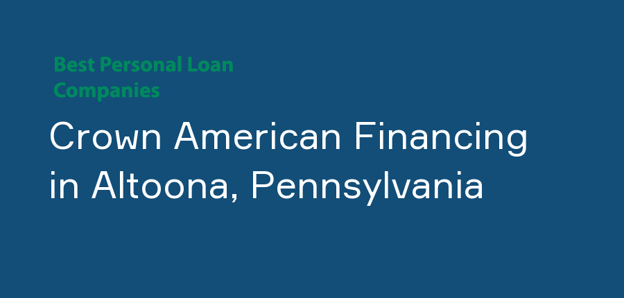 Crown American Financing in Pennsylvania, Altoona