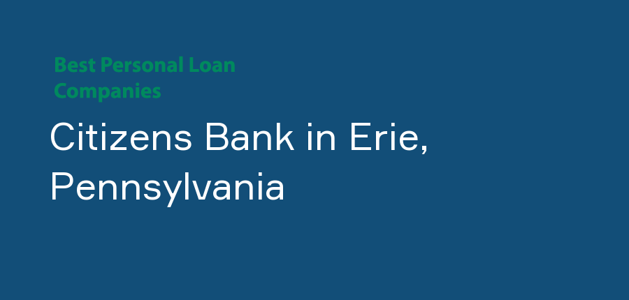 Citizens Bank in Pennsylvania, Erie