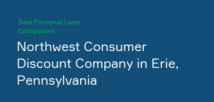 Northwest Consumer Discount Company in Pennsylvania, Erie