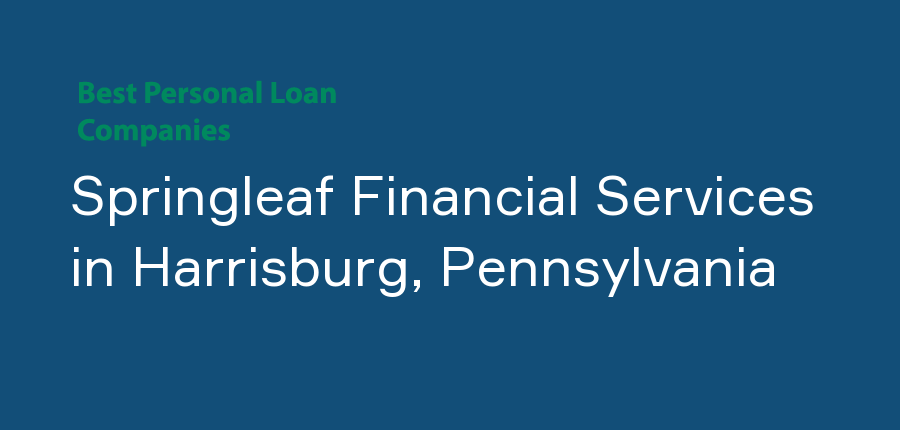 Springleaf Financial Services in Pennsylvania, Harrisburg