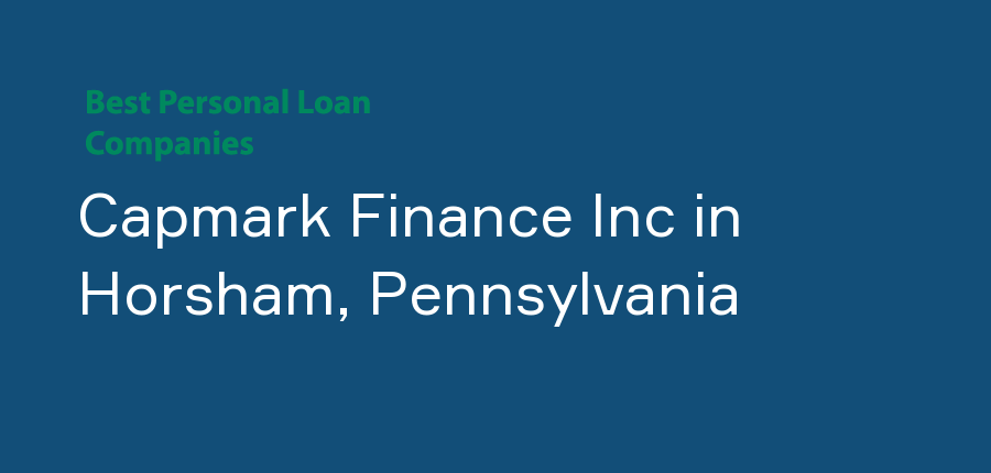 Capmark Finance Inc in Pennsylvania, Horsham