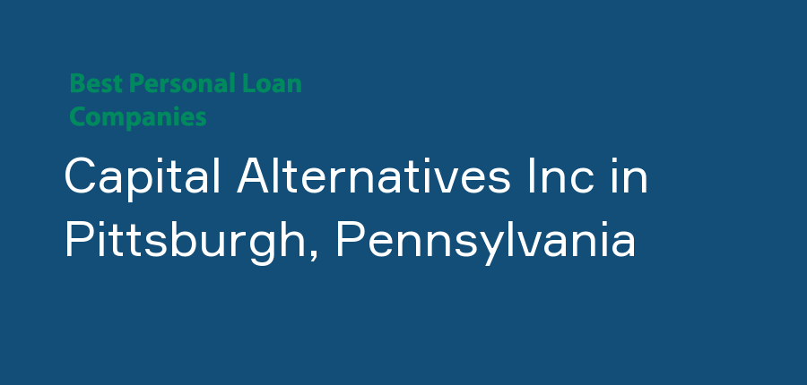 Capital Alternatives Inc in Pennsylvania, Pittsburgh