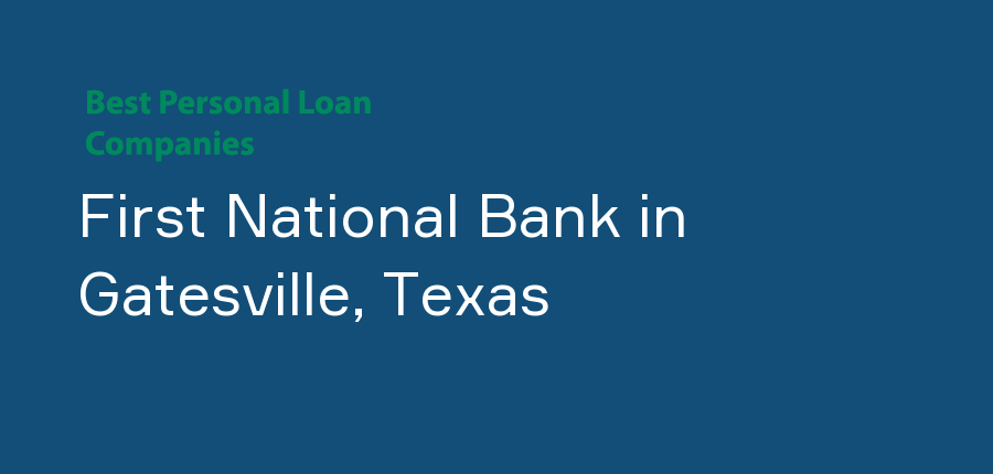 First National Bank in Texas, Gatesville