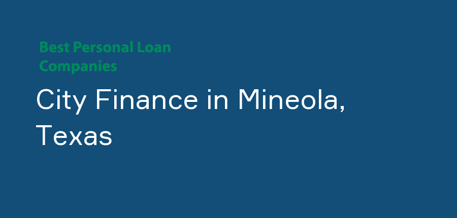 City Finance in Texas, Mineola