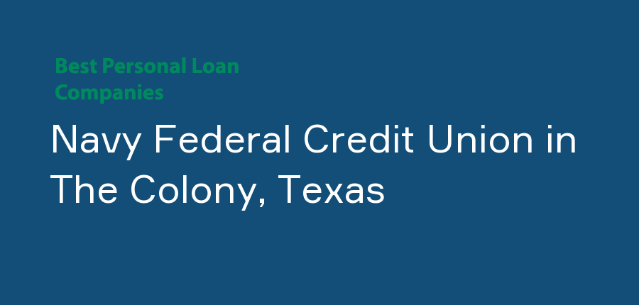 Navy Federal Credit Union in Texas, The Colony