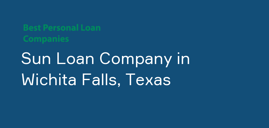 Sun Loan Company in Texas, Wichita Falls