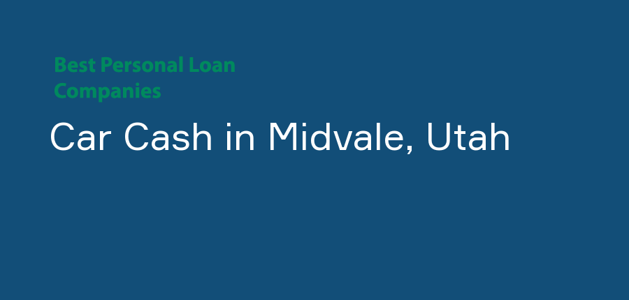 Car Cash in Utah, Midvale