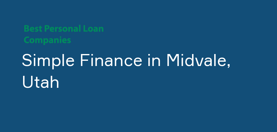 Simple Finance in Utah, Midvale