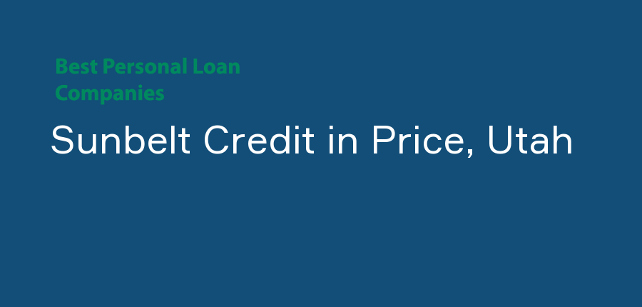 Sunbelt Credit in Utah, Price