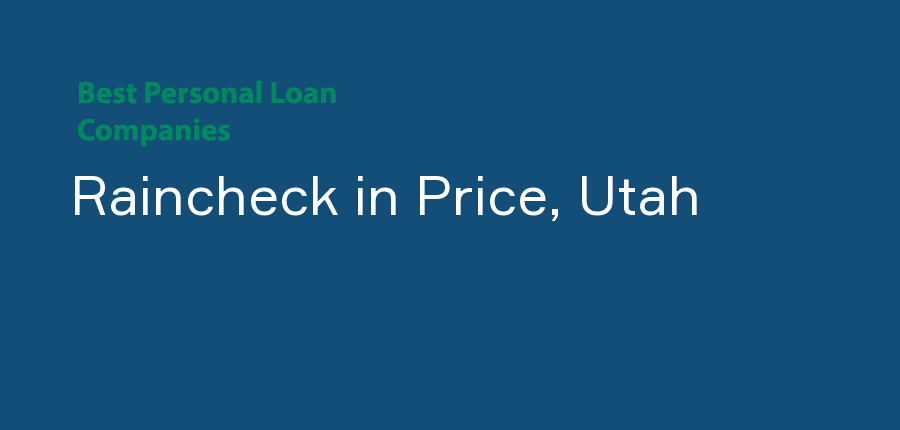 Raincheck in Utah, Price