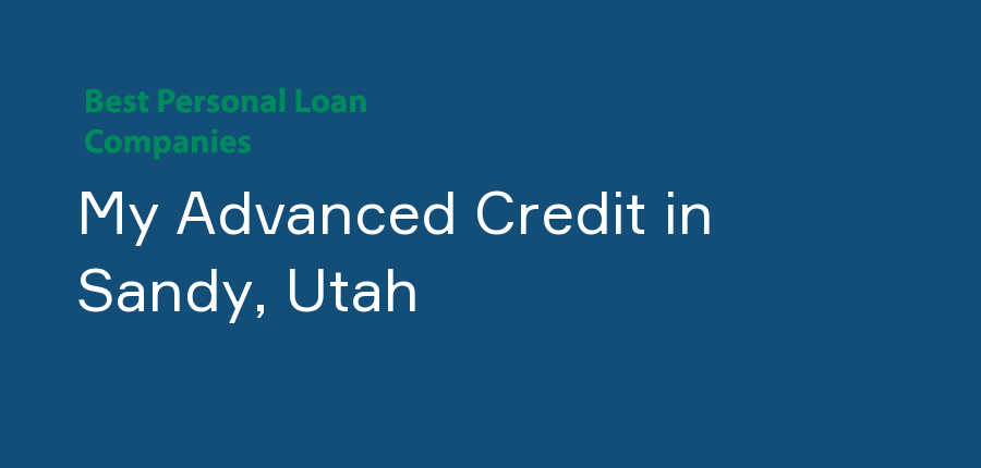 My Advanced Credit in Utah, Sandy