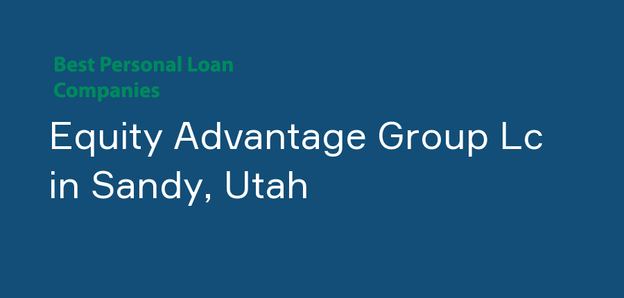 Equity Advantage Group Lc in Utah, Sandy