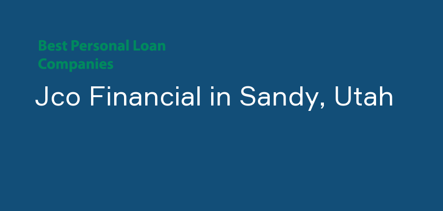 Jco Financial in Utah, Sandy