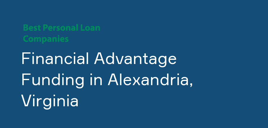 Financial Advantage Funding in Virginia, Alexandria