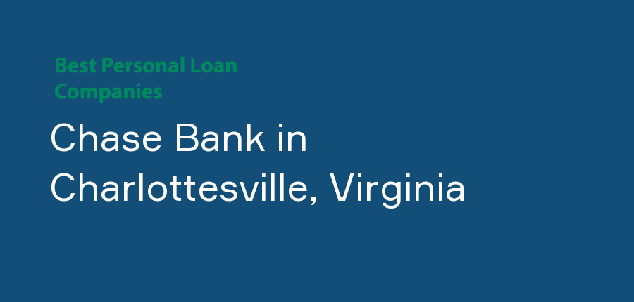 Chase Bank in Virginia, Charlottesville